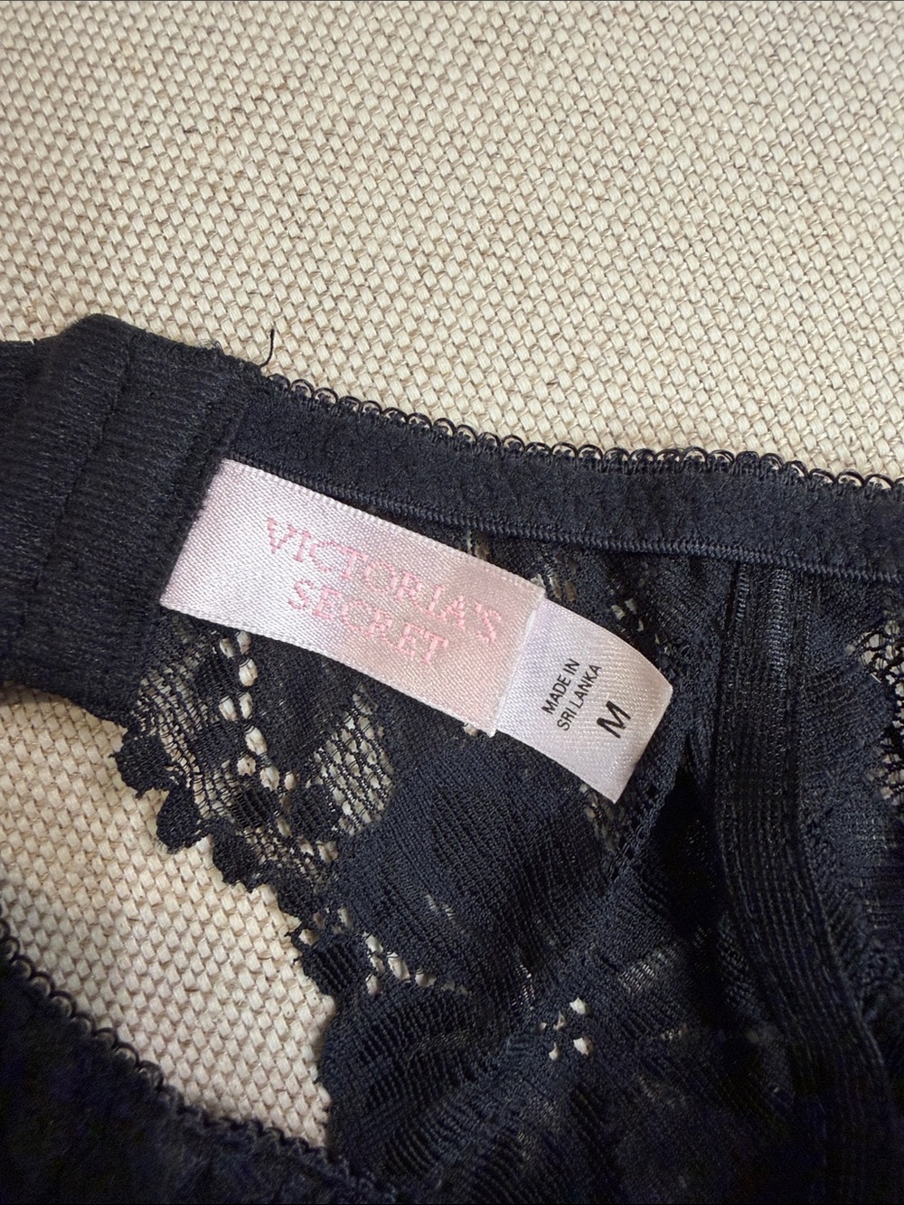Victoria's Secret Black Lace Garter Belt - Picture 3 of 5